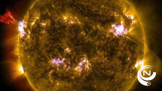 NASA : spectaculaire zonnevlam, zon bijna op maximum elfjarige cyclus