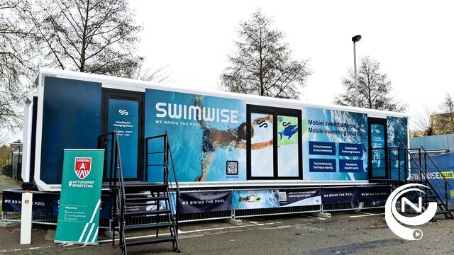 Antwerpen start pilootproject met mobiel zwemwater - 'Eerste mobiele zwembad geopend in wijk Luchtbal'