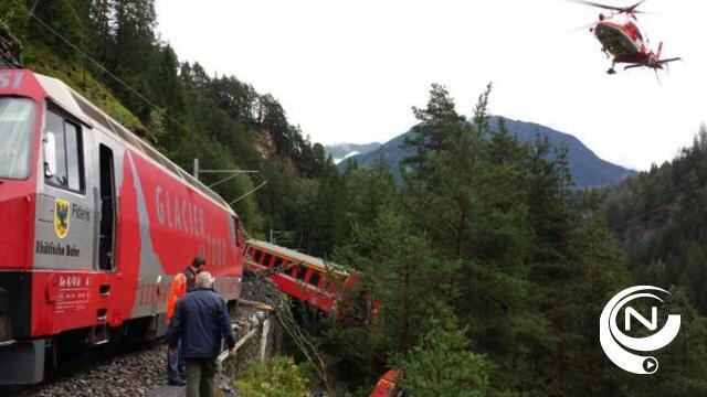 Zwaar treinongeluk in Zwitserland 