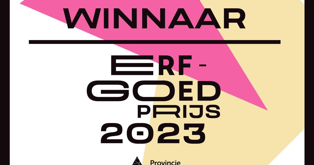 ERFGOEDPRIJS 2023 - GEVELPLAAT - WINNAAR