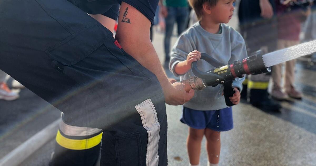 Gaston in actie bij brandweer Herentals Kempen 