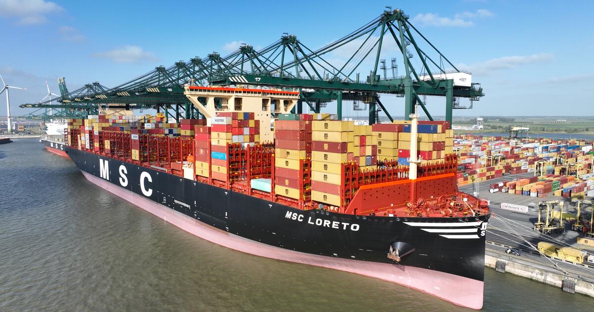 Containerschip MSC Loreto 