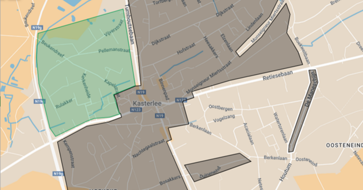 Uitbreiding zone 30 in Kasterlee