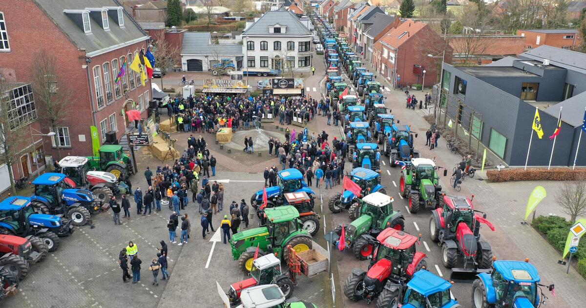 boerenprotest in Kempen archief