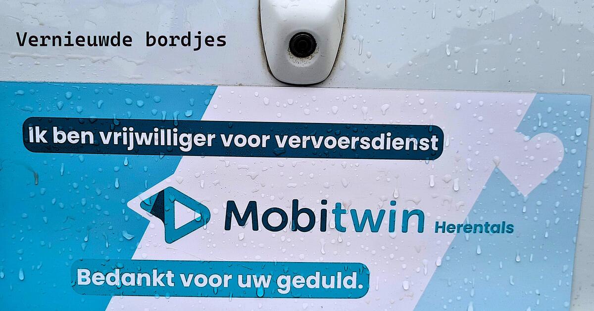 Mobitwin Herentals : de lokale dienstencentra van Herentals zoeken nog chauffeurs : welkom!