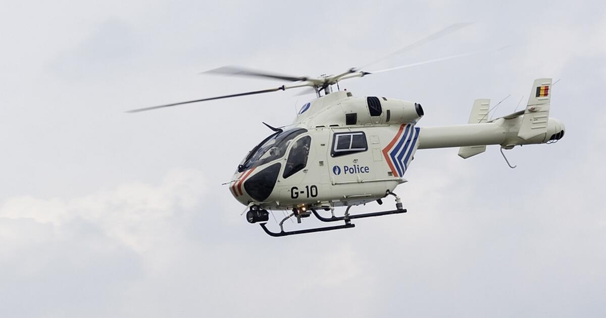 Politie heli gerechtelijke politie - foto pol